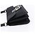 Borsa a tracolla FENDI Mamma Baguette in jersey di cotone Nero Argento Auth 204836 - vista 3