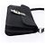 Borsa a tracolla FENDI Mamma Baguette in jersey di cotone Nero Argento Auth 204836 - vista 4