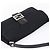 Borsa a tracolla FENDI Mamma Baguette in jersey di cotone Nero Argento Auth 204836 - vista 6