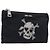 Bolso PRADA Nylon Negro Plata Auth bs37334