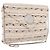 Bolsa de Ombro com Corrente CHANEL Tweed Branco Prata CC Auth 205917V