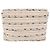 Bolsa de Ombro com Corrente CHANEL Tweed Branco Prata CC Auth 205917V - vista 2
