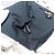 Bolsa de Ombro com Corrente CHANEL Tweed Branco Prata CC Auth 205917V - vista 23