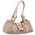 Borsa a mano FENDI Zucchino Canvas Beige Gold 8BR437 Auth ep16060A D'oro