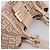 Borsa a mano FENDI Zucchino Canvas Beige Gold 8BR437 Auth ep16060A D'oro - vista 6