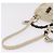 Borsa GUCCI New Bamboo in pelle 2way Ivory Gold 263970 Auth 206395M D'oro Crudo - vista 8