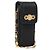 Portacigarette Gianni Versace in pelle nera e oro Auth ka6329 Nero D'oro