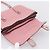 Bolsa de Mão Miu Miu em Couro 2way Rosa Prata Auth mr2964A - vista 20