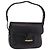 Bolsa de Ombro GUCCI em Couro Preta e Dourada Auth 206133 Preto Dourado