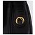 Bolsa de Ombro GUCCI em Couro Preta e Dourada Auth 206133 Preto Dourado - vista 9