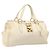 Borsa a mano Miu Miu in pelle Ivory Gold Auth 206112A D'oro Crudo