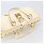 Borsa a mano Miu Miu in pelle Ivory Gold Auth 206112A D'oro Crudo - vista 14
