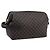 Céline Borsa a pochette CELINE Macadam Canvas PVC Black Gold Tone Auth mr2928A Nero