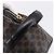 Céline Borsa a pochette CELINE Macadam Canvas PVC Black Gold Tone Auth mr2928A Nero - vista 7