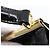 Borsa a Tracolla LONGCHAMP Nylon Nero Oro Auth 204984A D'oro - vista 10