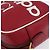 Borsa Gucci Web Sherry Line in pelle Collaborazione Adidas Rosso Oro Auth 204076M D'oro - vista 6