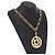 Collar CHANEL metal Gold CC Auth bs37290M Dorado - vista 19