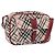 Borsa a tracolla BURBERRY Nova Check Blue Label Canvas Beige Silver Auth ep15989 Argento