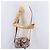 Borsa a tracolla BURBERRY Nova Check Blue Label Canvas Beige Silver Auth ep15989 Argento - vista 29
