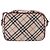 Borsa a tracolla BURBERRY Nova Check Blue Label Canvas Beige Silver Auth ep15989 Argento - vista 3
