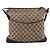 Borsa a Tracolla GUCCI GG Canvas Beige Silver 145857 Auth ep16158 Argento - vista 13