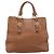 Borsa a mano Miu Miu in pelle 2way marrone oro autentica 206392A D'oro - vista 13