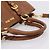 Borsa a mano Miu Miu in pelle 2way marrone oro autentica 206392A D'oro - vista 7