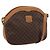 Céline Bolso de hombro CELINE Macadam Canvas PVC Leather Brown Gold Auth ep16205A Castaño Dorado