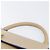 Céline CELINE Trapeze Small Hand Bag Leather 2way Beige Blue Auth bs37085A Azul - vista 14
