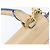 Céline CELINE Trapeze Small Hand Bag Leather 2way Beige Blue Auth bs37085A Azul - vista 22