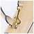 Céline CELINE Trapeze Small Hand Bag Leather 2way Beige Blue Auth bs37085A Azul - vista 23