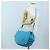 Borsa a tracolla BOTTEGA VENETA INTRECCIATO in pelle blu turchese Auth LN128V - vista 31