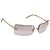 Gafas de sol CHANEL COCO Mark Metal Tono Dorado CC Auth 205985M
