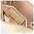 Borsa a tracolla Salvatore Ferragamo Vala Chain in pelle oro autentica bs37272 - vista 12
