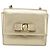 Borsa a tracolla Salvatore Ferragamo Vala Chain in pelle oro autentica bs37272 - vista 13