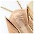 Borsa a tracolla Salvatore Ferragamo Vala Chain in pelle oro autentica bs37272 - vista 23