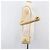 Borsa a tracolla Salvatore Ferragamo Vala Chain in pelle oro autentica bs37272 - vista 25