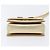 Borsa a tracolla Salvatore Ferragamo Vala Chain in pelle oro autentica bs37272 - vista 5