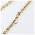 Borsa a tracolla Salvatore Ferragamo Vala Chain in pelle oro autentica bs37272 - vista 9