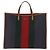 GUCCI Web Sherry Line Handtasche Wolle Grau Silber 295266 Auth 205906V Braun - Ansicht 13