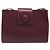 Borsa a tracolla CARTIER Must Line in pelle Bordeaux Gold Auth ka6410 - vista 13