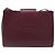 Borsa a tracolla CARTIER Must Line in pelle Bordeaux Gold Auth ka6410 - vista 2