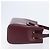Borsa a tracolla CARTIER Must Line in pelle Bordeaux Gold Auth ka6410 - vista 3