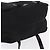 Bolso de mano PRADA Nylon Black Silver Auth 201394A Negro Plata - vista 6