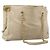 Borsa Tote con Catena PRADA Pelle Beige Oro Auth bs37400 D'oro