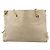 Borsa Tote con Catena PRADA Pelle Beige Oro Auth bs37400 D'oro - vista 13