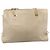 Borsa Tote con Catena PRADA Pelle Beige Oro Auth bs37400 D'oro - vista 2