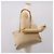 Borsa Tote con Catena PRADA Pelle Beige Oro Auth bs37400 D'oro - vista 29