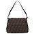 Borsa a tracolla FENDI Zucca Canvas Mamma Baguette Brown Black Auth 196093V Marrone Nero - vista 2