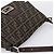 Borsa a tracolla FENDI Zucca Canvas Mamma Baguette Brown Black Auth 196093V Marrone Nero - vista 6